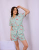 Flamingo Cotton Braless Nightsuit for women
