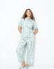 Vervain Printed Cotton Braless Nightsuit for women