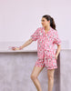 Watermelon Printed Cotton Braless Nightsuit for Women