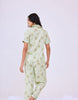 Avocado Print Cotton Braless Nightsuit