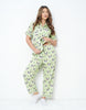 Panda Printed Cotton Braless Nightsuit for women