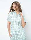 Vervain Printed Cotton Braless Nightsuit for women