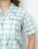 Vervain Printed Cotton Braless Nightsuit for women