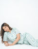 Vervain Printed Cotton Braless Nightsuit for women