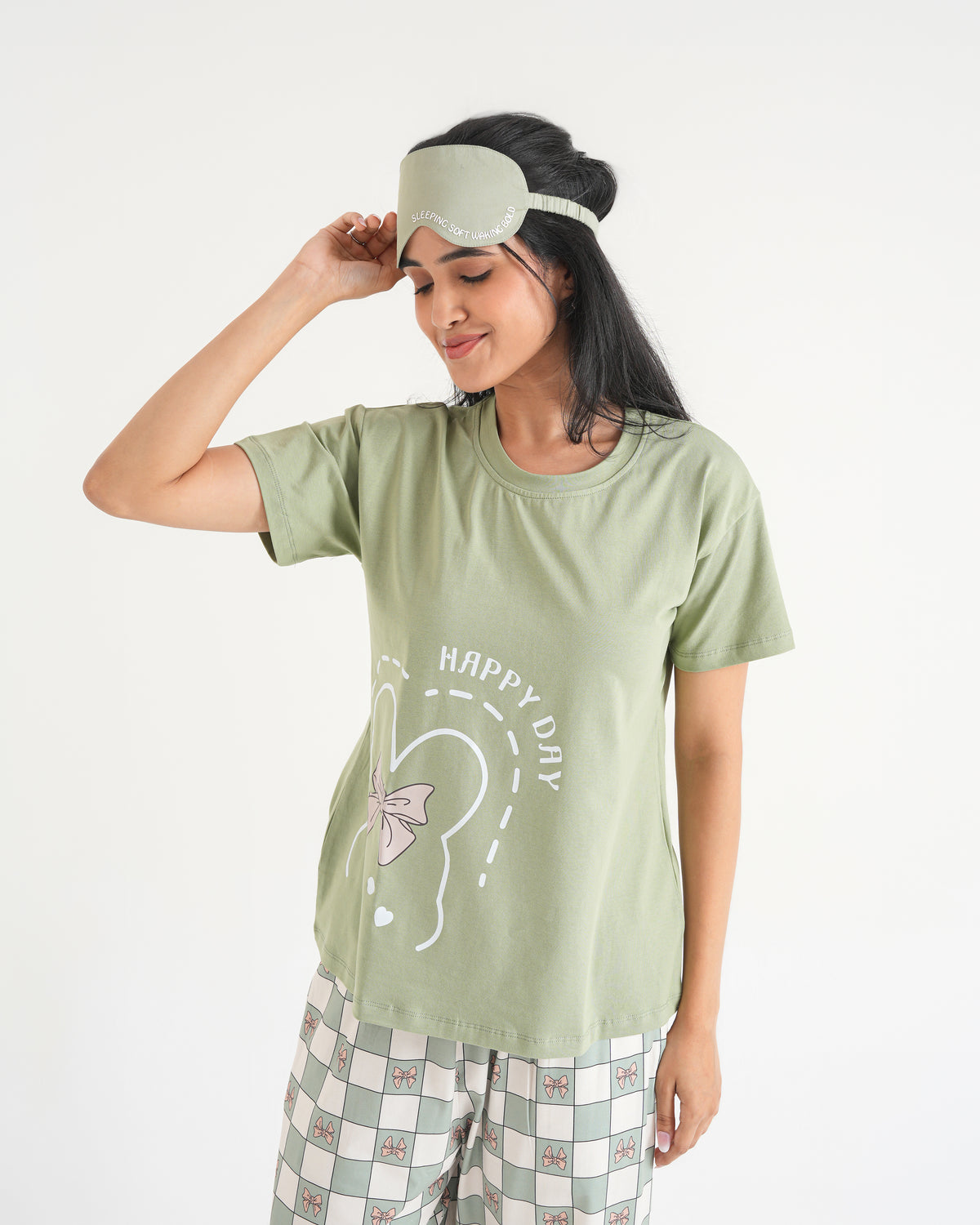 Sage Green Padded Nightsuit